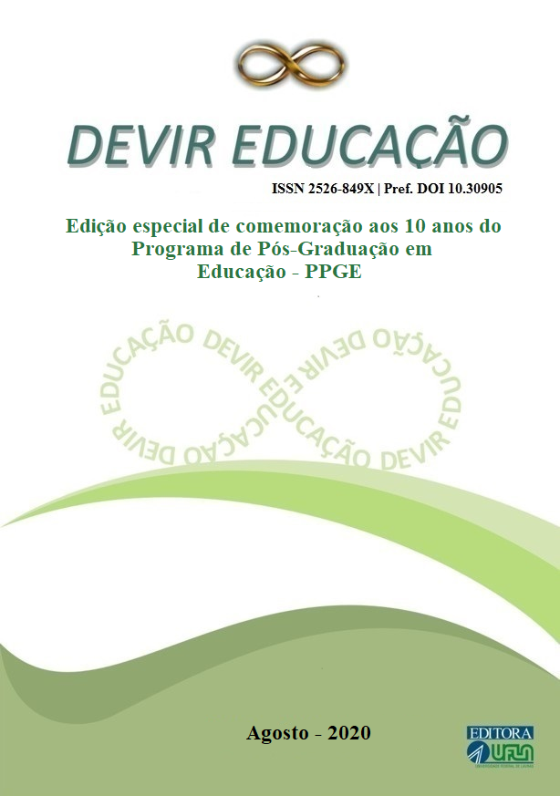 					View 2020: DEVIR EDUCAÇÃO - EDIÇÃO ESPECIAL PPGE/UFLA
				