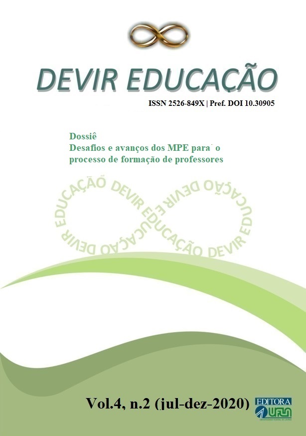 					View Vol. 4 No. 2 (2020): DEVIR EDUCAÇÃO
				